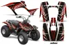 Yamaha Breeze 125 ATV Graphic Kit - 1989-2007 In Line Red