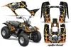 Yamaha Breeze 125 ATV Graphic Kit - 1989-2007 Motorhead Black