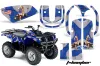 Yamaha Grizzly 660 ATV Graphic Kit - All Years T Bomber Blue