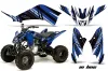 Yamaha Raptor 125 ATV Graphic Kit - 2011-2014 In Line Blue