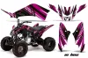 Yamaha Raptor 125 ATV Graphic Kit - 2011-2014 In Line Pink