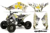 Yamaha Raptor 125 ATV Graphic Kit - 2011-2014 Meltdown Yellow