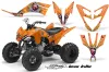 Yamaha Raptor 250 ATV Custom Graphic Kit - 2008-2014