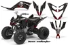 Yamaha Raptor 250 ATV Graphic Kit - 2008-2014 Bone Collector Black