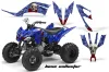 Yamaha Raptor 250 ATV Graphic Kit - 2008-2014 Bone Collector Blue