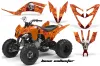 Yamaha Raptor 250 ATV Graphic Kit - 2008-2014 Bone Collector Orange