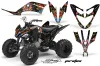 Yamaha Raptor 250 ATV Graphic Kit - 2008-2014 Ed Hardy - Pirates Black