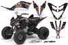 Yamaha Raptor 250 ATV Graphic Kit - 2008-2014 Ed Hardy - Pirates Blue