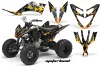Yamaha Raptor 250 ATV Graphic Kit - 2008-2014 Motorhead Black