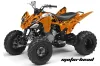 Yamaha Raptor 250 ATV Graphic Kit - 2008-2014 Motorhead Orange