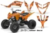 Yamaha Raptor 250 ATV Graphic Kit - 2008-2014 Silver Star - Silverhaze Orange