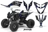 Yamaha Raptor 250 ATV Graphic Kit - 2008-2014 Toxicity Blue