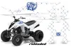 Yamaha Raptor 350 ATV Custom Graphic Kit - 2004-2014