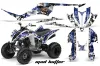 Yamaha Raptor 350 ATV Graphic Kit - 2004-2014 Mad Hatter White