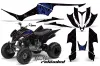 Yamaha Raptor 350 ATV Graphic Kit - 2004-2014 Silver Star - Reloaded Blue