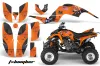 Yamaha Raptor 660 ATV Custom Graphic Kit - 2001-2005