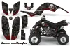 Yamaha Raptor 660 ATV Graphic Kit - 2001-2005 Bone Collector Black
