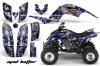 Yamaha Raptor 660 ATV Graphic Kit - 2001-2005 Mad Hatter Green