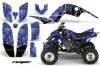 Yamaha Raptor 660 ATV Graphic Kit - 2001-2005 Reaper Black