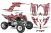 Yamaha Raptor 700 ATV Graphic Kit - 2006-2012 Argyle Red