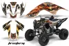 Yamaha Raptor 700 ATV Graphic Kit - 2006-2012 Firestorm Red