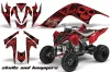 Yamaha Raptor 700 ATV Graphic Kit - 2006-2012 Firestorm White
