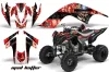Yamaha Raptor 700 ATV Graphic Kit - 2006-2012 Mad Hatter Blue