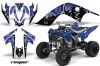 Yamaha Raptor 700 ATV Graphic Kit - 2006-2012 Reaper Black
