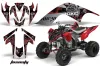 Yamaha Raptor 700 ATV Graphic Kit - 2006-2012 Toxicity Silver