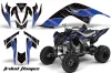 Yamaha Raptor 700 ATV Graphic Kit - 2006-2012 Tribal Flames Blue