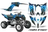 Yamaha Raptor 700 ATV Graphic Kit - 2006-2012 Zombie Trooper Blue