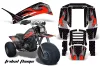 Yamaha Shaft DX 225 - 3 Wheeler ATV Custom Graphic Kit - 1983-1985