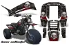 Yamaha Shaft DX 225 - 3 Wheeler ATV Graphic Kit - 1983-1985 Bone Collector Black