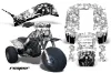 Yamaha Shaft DX 225 - 3 Wheeler ATV Graphic Kit - 1983-1985 Reaper White