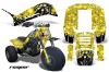 Yamaha Shaft DX 225 - 3 Wheeler ATV Graphic Kit - 1983-1985 Reaper Yellow