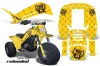 Yamaha Shaft DX 225 - 3 Wheeler ATV Graphic Kit - 1983-1985 Silver Star - Reloaded Yellow