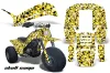 Yamaha Shaft DX 225 - 3 Wheeler ATV Graphic Kit - 1983-1985 Skull Camo Yellow