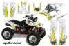 Yamaha Warrior 350 ATV Graphic Kit - All Years Motorhead White