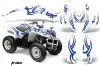 Yamaha Wolverine ATV Graphic Kit - 2006-2012 Tribe Blue