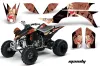 Yamaha YFZ 450 ATV Graphic Kit - 2004-2014 Mandy Red