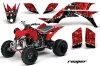 Yamaha YFZ 450 ATV Graphic Kit - 2004-2014 Reaper Red
