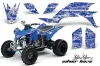 Yamaha YFZ 450 ATV Graphic Kit - 2004-2014 Silver Star - Silverhaze White