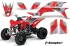 Yamaha YFZ 450 ATV Graphic Kit - 2004-2014 T Bomber Red
