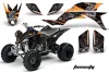 Yamaha YFZ 450 ATV Graphic Kit - 2004-2014 Toxicity Orange