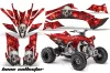 Yamaha YFZ 450SE / 450R ATV Graphic Kit - 2009-2013 Bone Collector Red