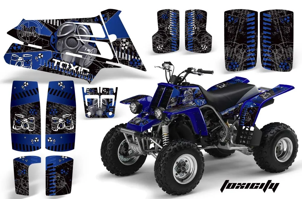 Yamaha Banshee 350 (Full Bore Plastics) ATV Graphic Kit - All Years Toxicity Blue