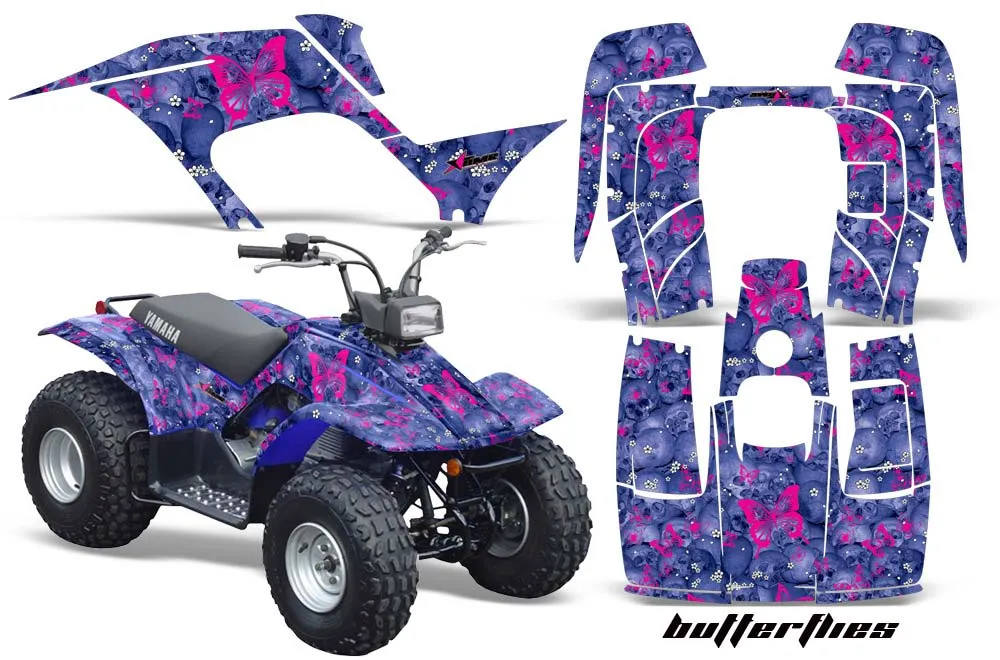Yamaha Breeze 125 ATV Graphic Kit - 1989-2007 Butterfly Purple