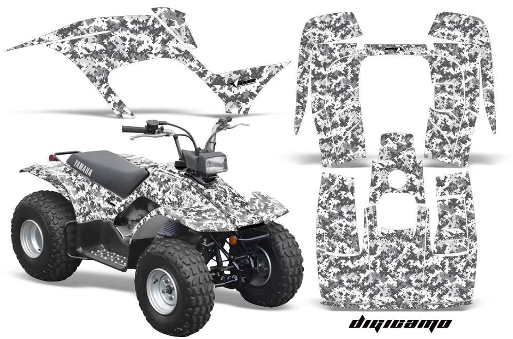 Yamaha Breeze 125 ATV Graphic Kit - 1989-2007 Digi Camo White
