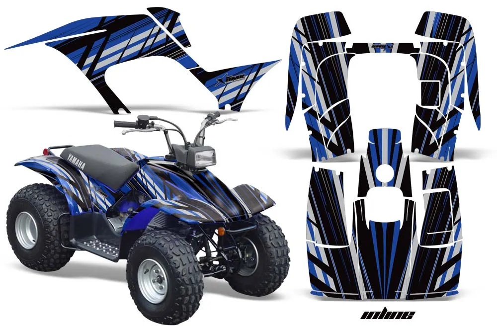 Yamaha Breeze 125 ATV Graphic Kit - 1989-2007 In Line Blue