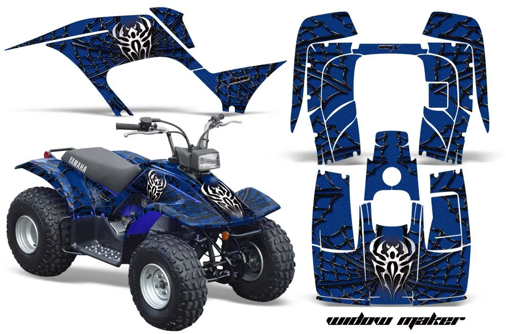 Yamaha Breeze 125 ATV Graphic Kit - 1989-2007 Widow Maker Blue